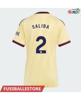 Günstige Arsenal William Saliba #2 3rd trikot Damen 2026-27 Kurzarm